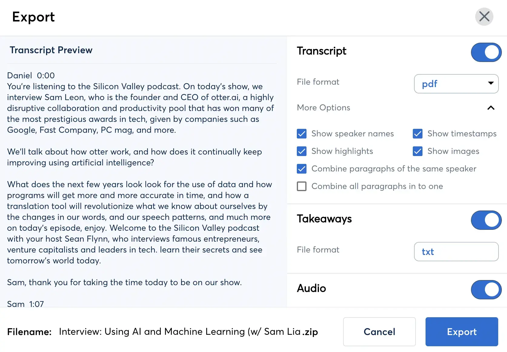otter ai transcription review